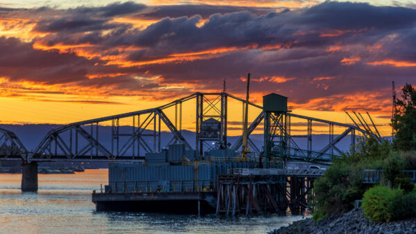 Sunset On The Waterfront