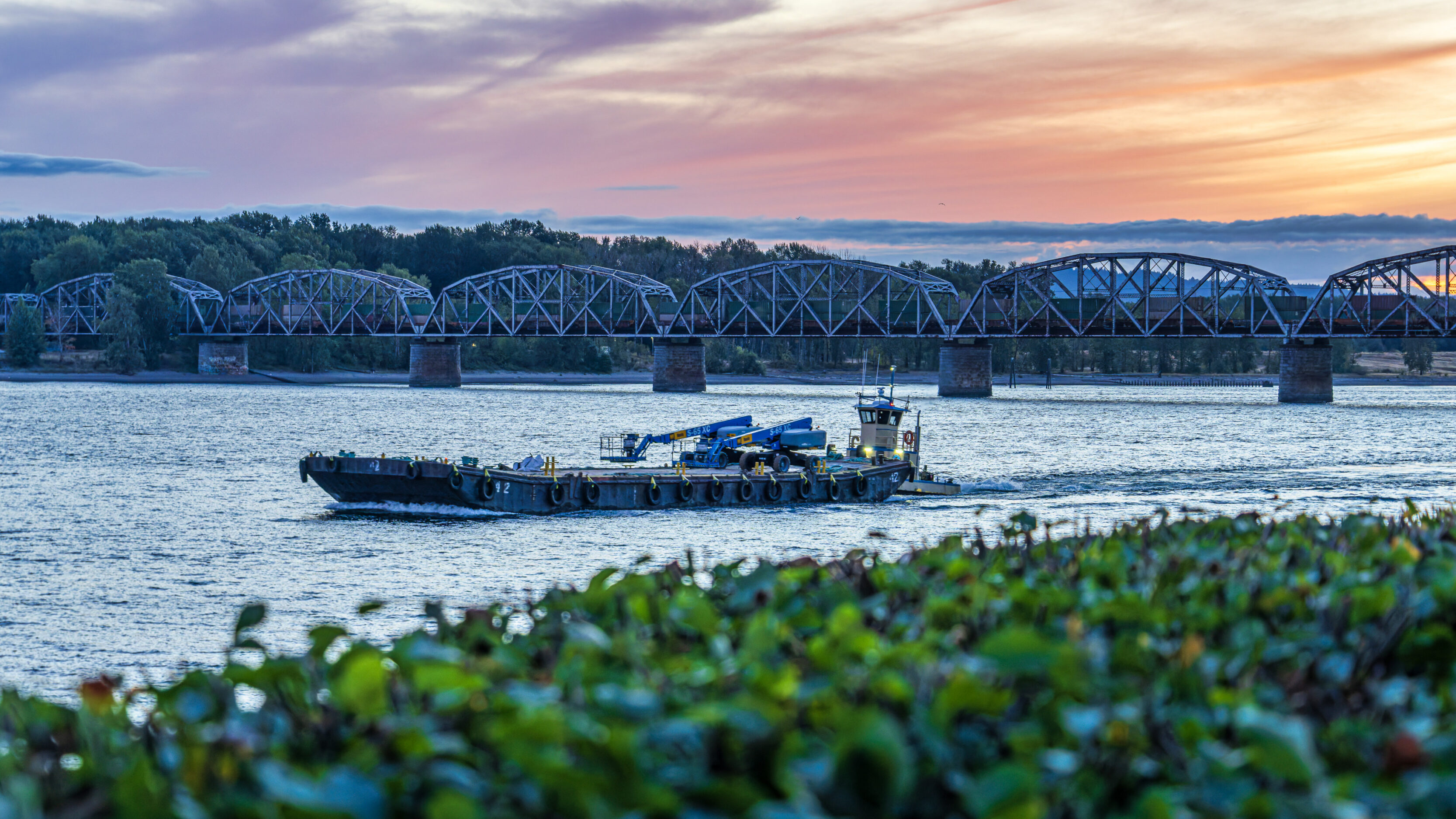 Sunset On The Waterfront