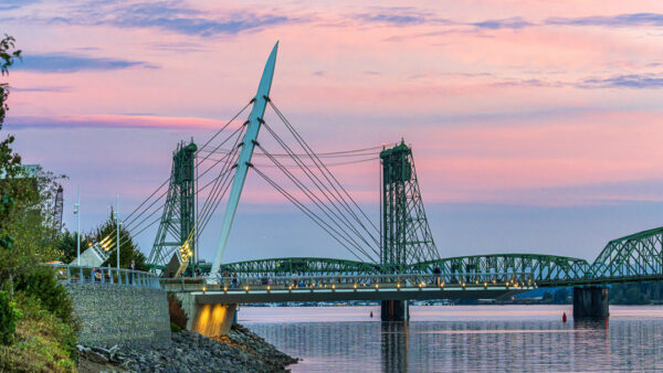 The Grant Street Pier At Sunset